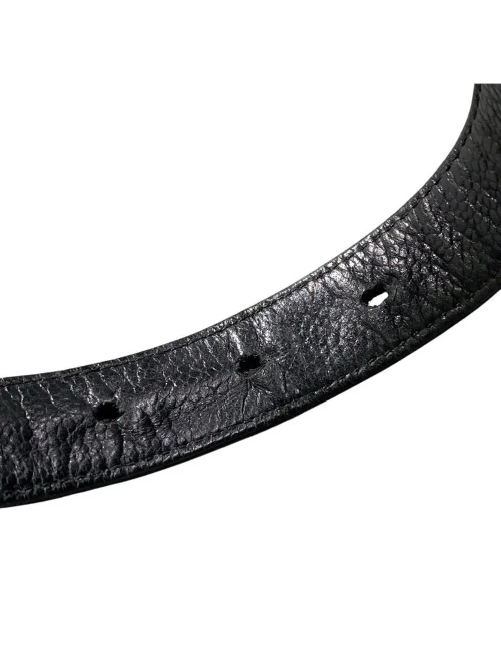 Chanel Turnlock Caviar Leather High Waist Belt 25 65 Black Gold
